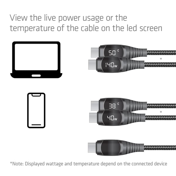 CLUB3D CAC-2508 USB-kabel 2 m USB C 0 Gbit/sek. 240 W Sort
