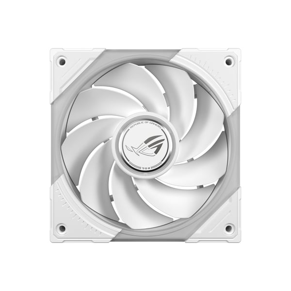 ASUS ROG Eurux GR120 ARGB Reverse Fan White Edition - Single Pack Computerkabinet Ventilator 12 cm Hvid 1 stk