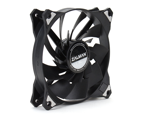 Zalman ZM-DF12 Computerkølesystem Computerkabinet Ventilator 12 cm Sort