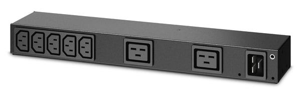 APC AP6120A strømforsyningsenhed (PDU) 7 AC stikkontakt(er) 0U/1U Sort
