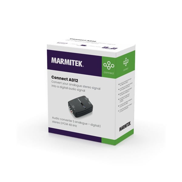 Marmitek 25008412 äänimuunnin Musta