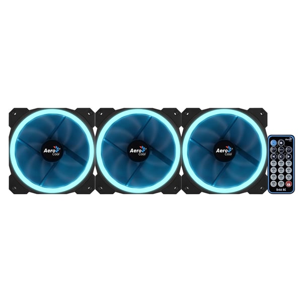 Aerocool Orbit RC Computerkabinet Ventilator 12 cm Sort