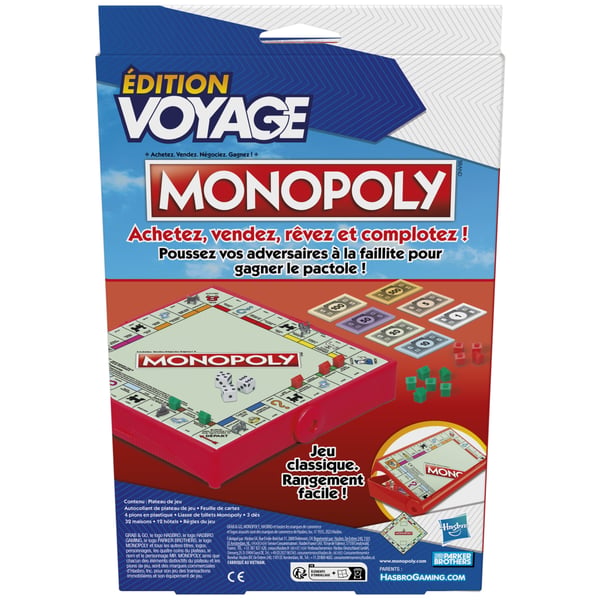 Hasbro Gaming Grab and Go Monopoly