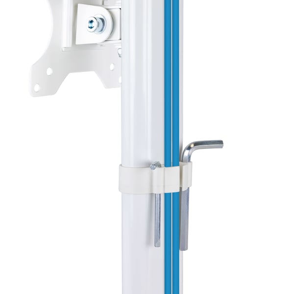 TooQ DB1127TN-W monitorin kiinnike ja jalusta 68,6 cm (27") Vastaanotto Valkoinen