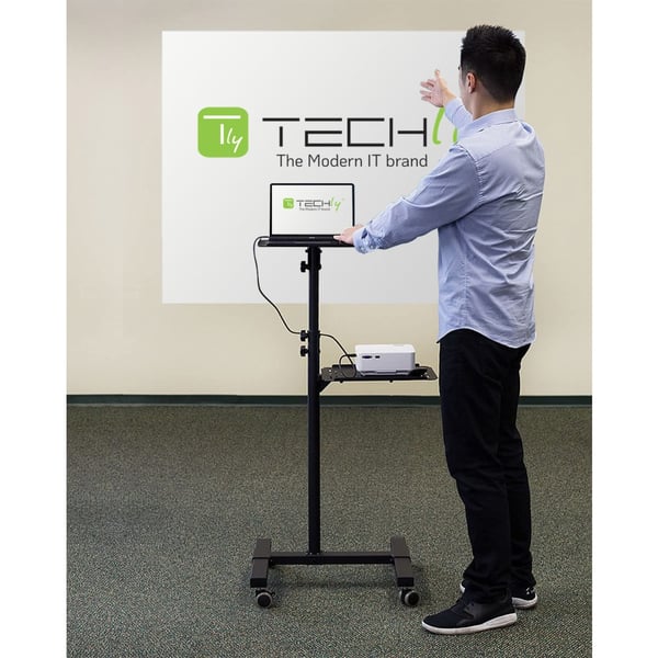 Techly ICA-TB TPM-10 Ställ för bärbara datorer Svart
