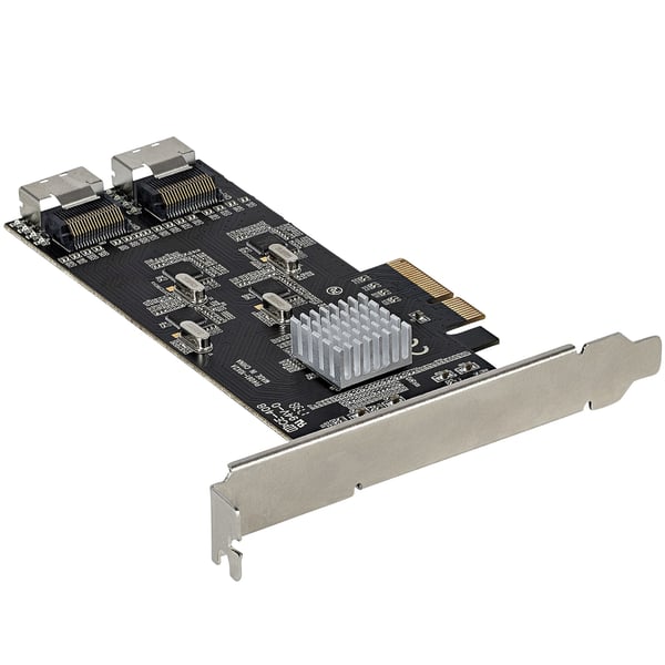 StarTech.com SATA PCIe-kontroller 8 portar - 6 Gbit/s PCI Express SATA-adapter - SATA PCIe-gränssnitt