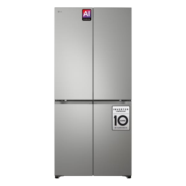 LG GMBS30SDPY Kombinerad kyl/frys side-by-side Fristående 580 l Silver