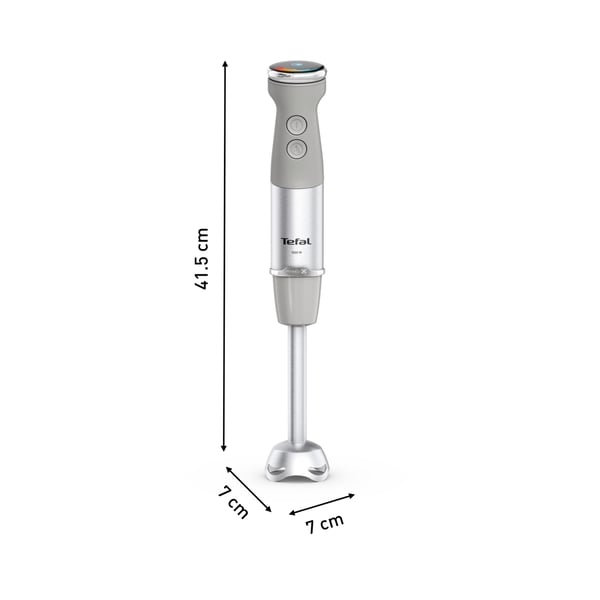 Tefal Quickchef+ HB673B30 blender Nedsænkning blender 1000 W Grå, Rustfrit stål