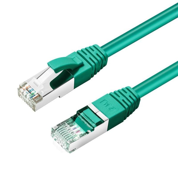 Microconnect SSTP620G verkkokaapeli Vihreä 20 m Cat6 S/FTP (S-STP) Pyöreä