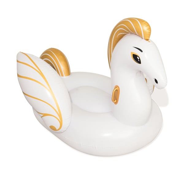 Bestway 41118 pool- och badmadrass Guld, Vit Vinyl Sittbadleksak
