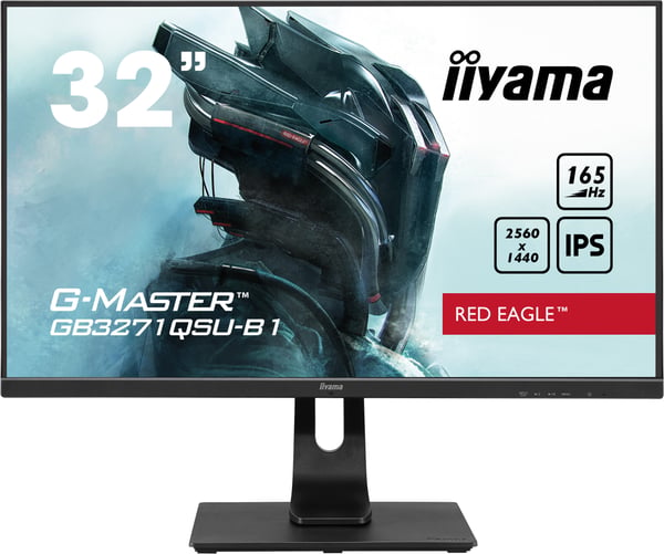 iiyama G-MASTER GB3271QSU-B1 tietokoneen litteä näyttö 80 cm (31.5") 2560 x 1440 pikseliä Wide Quad HD LED Musta