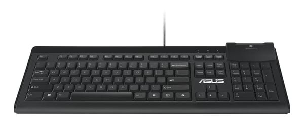 Asus KU100 | Smart Card-tastatur | Med ledning | USA | Sort