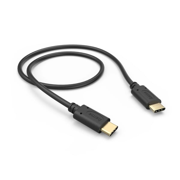 Hama 00201706 USB-kabel USB 2.0 0,5 m USB C 0,48 Gbit/sek. Sort