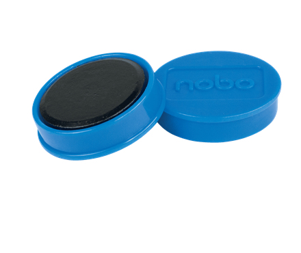 Nobo magnetiska whiteboardmagneter 10-pack 32 mm färgade magneter