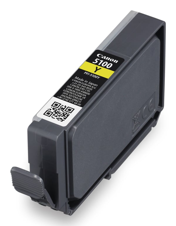 Canon PFI-5100 Y blækpatron 1 stk Original Gul