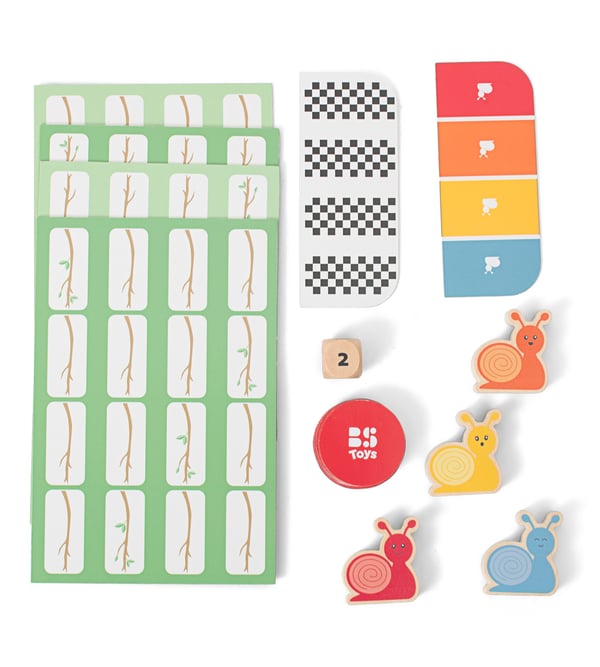 BS Toys GA496 brætspil Snail Race Familie