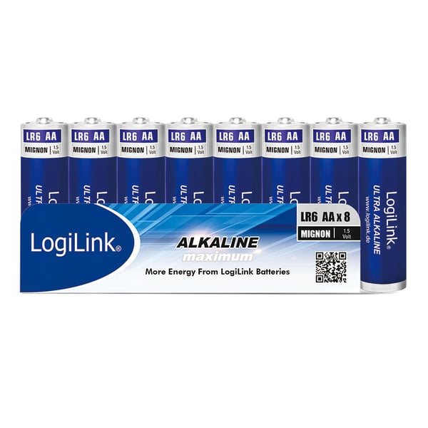 LogiLink LR6F8 husholdningsbatteri Engangsbatteri AA Alkaline