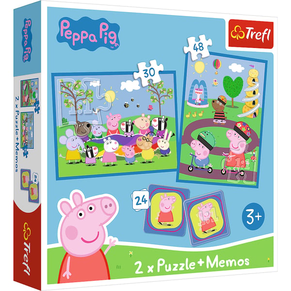 Peppa Pig Happy Moments Puslespil 30 stk Tegnefilm