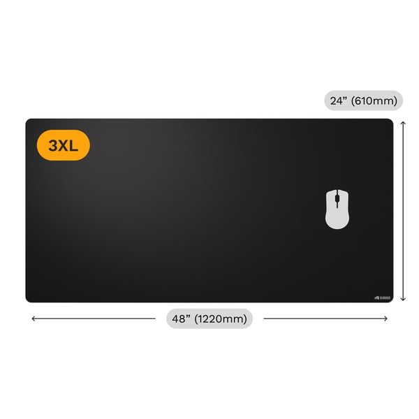 Glorious Gaming GLO-MP2-CLTH-EGL-3XL-BLK musmattor Spelmusmatta Svart