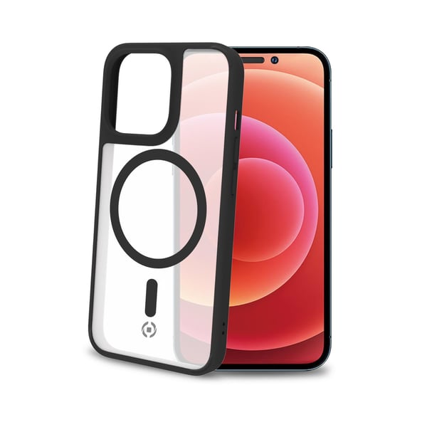 Celly Magmatt mobiltelefon etui 17 cm (6.7") Cover Sort, Transparent