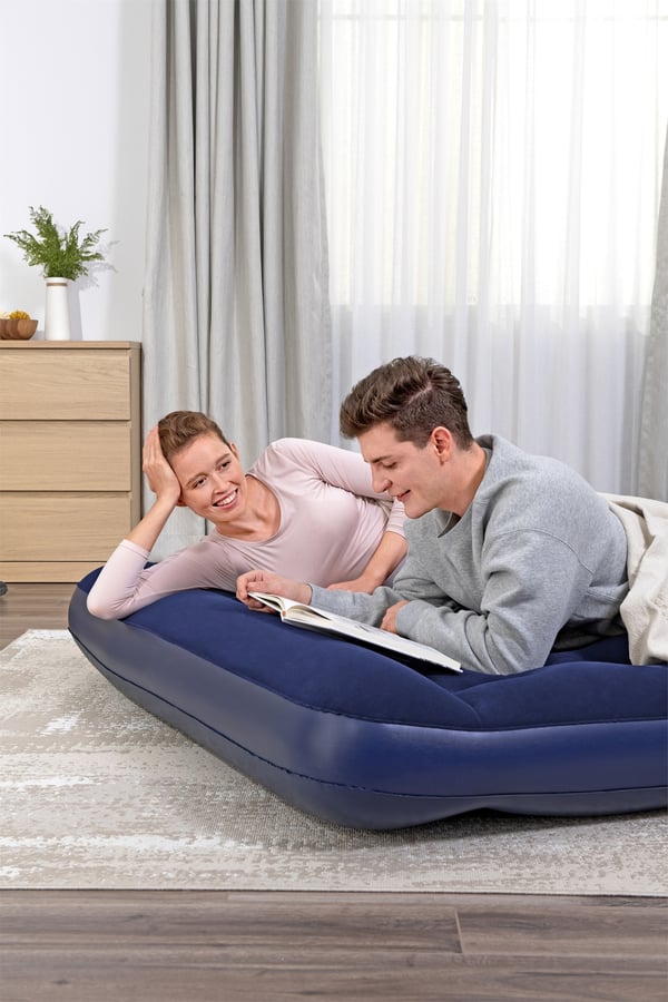 Bestway 67226 / 24 luftmadrass Dubbelmadrass Blå