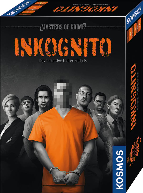 Kosmos Masters of Crime - Inkognito 150 min Lautapeli Salapoliisi