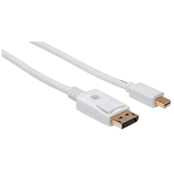 Techly ICOC MDP-030T4K DisplayPort-kabel 3 m Mini DisplayPort Vit