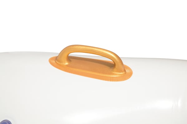 Bestway 41118 pool- och badmadrass Guld, Vit Vinyl Sittbadleksak
