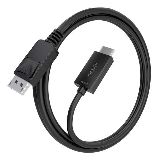 AISENS A125-0894 videokaapeli-adapteri 2 m DisplayPort HDMI-tyyppi A (vakio) Musta