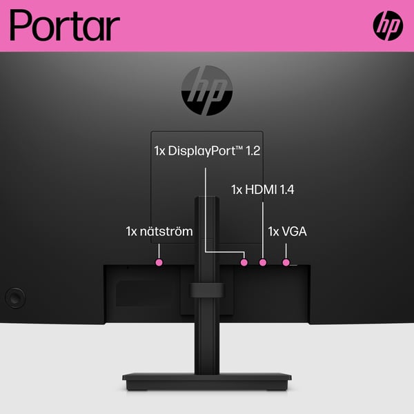 HP P24h G5 FHD-skärm