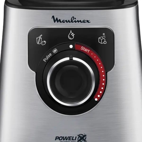 Moulinex LM871D 1,5 l Bänkmixer 1200 W Rostfritt stål, Grå