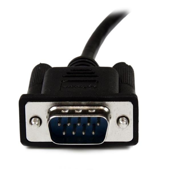 StarTech.com SCNM9FM2MBK serielkabel Sort 2 m DB-9