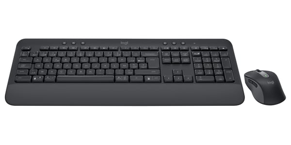 Logitech Signature MK650 Combo for Business tastatur Mus inkluderet Kontor Bluetooth AZERTY Belgisk Grafit