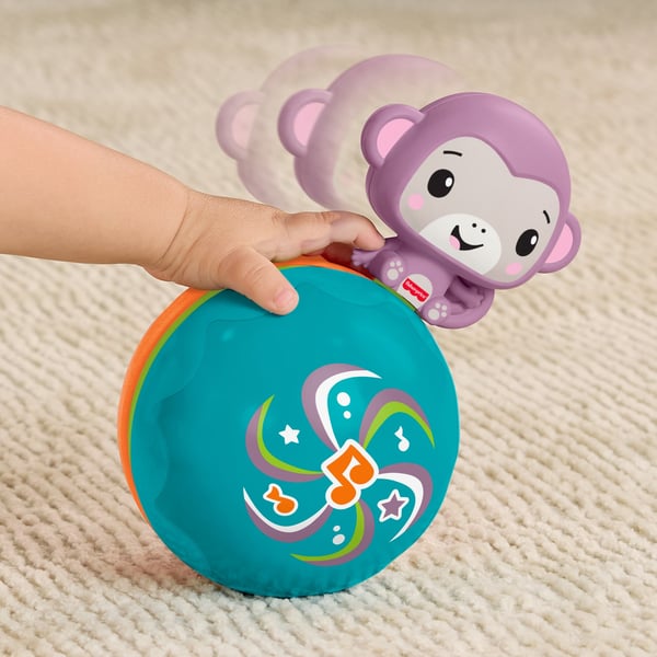 Fisher-Price Crawling Musical Purple Monkey