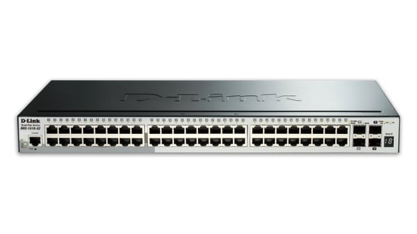 D-Link DGS-1510-52X verkkokytkin Hallittu L3 Gigabit Ethernet (10/100/1000) 1U Musta