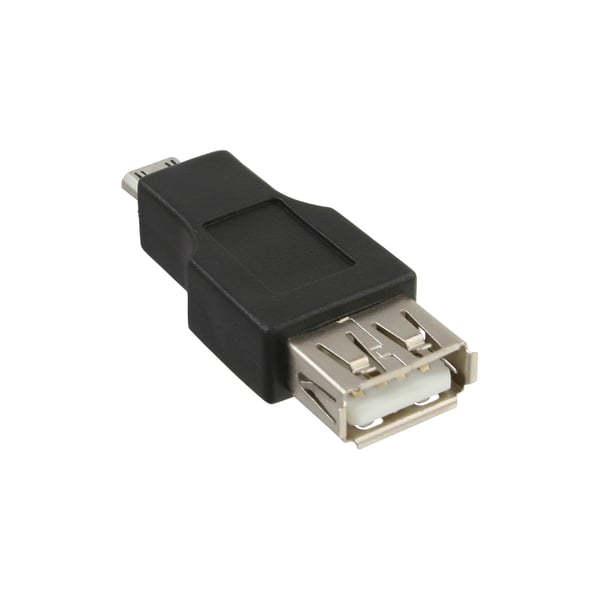 InLine 31604 kabel kønsskifter USB 2.0 A female USB A Sort