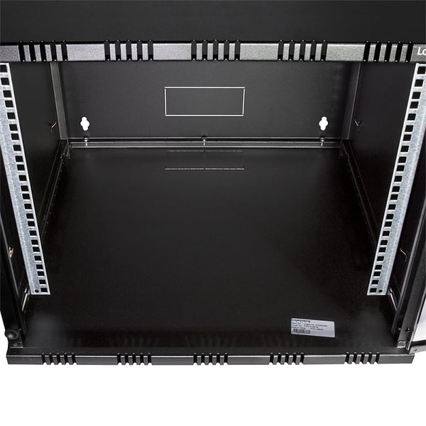 LogiLink W06B54B stativ 6U Vægmonteret stativ Sort