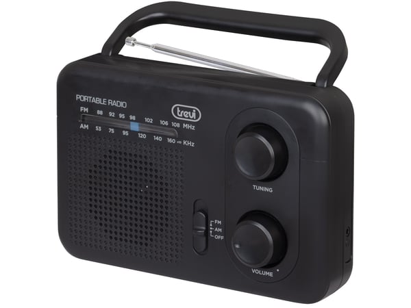 Trevi 0RA7F6400 radio Bærbar Analog Sort
