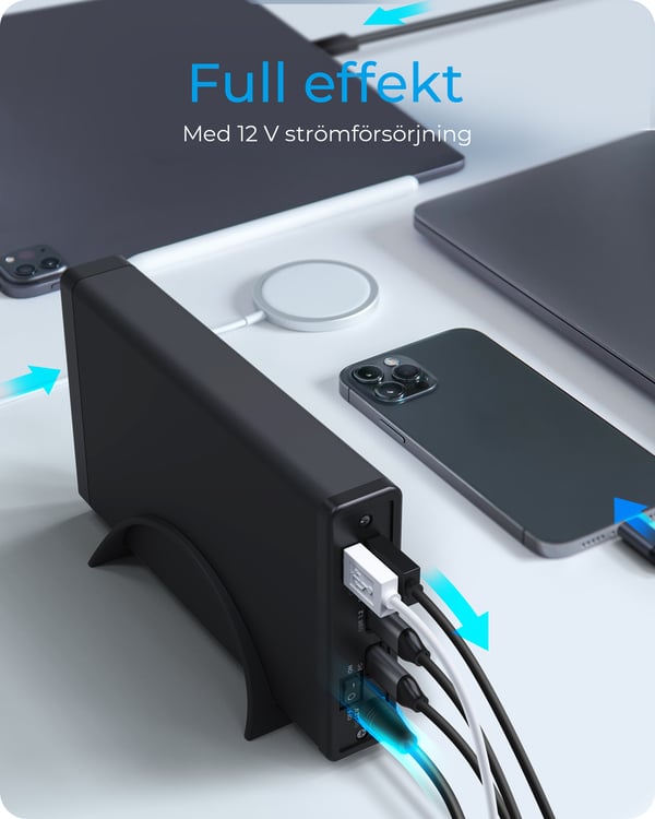 ICY BOX IB-382H-C31 HDD- / SSD kabinett Svart 2.5/3.5"
