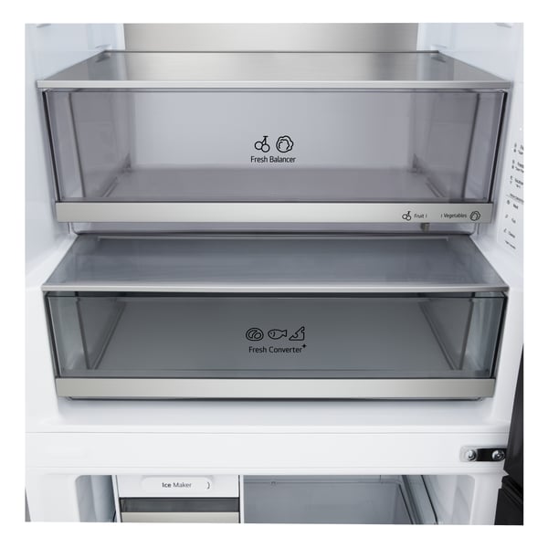 LG GBBW726AMB Fritstående 465 L Sølv