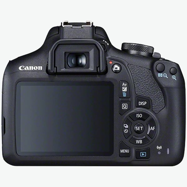 Canon EOS 2000D + 18-55 IS Kit SLR-kamerauppsättning 24,1 MP CMOS 6000 x 4000 pixlar Svart