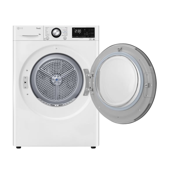 LG RH90V9AVBN tørretumbler Fritstående Front-læsning 9 kg Hvid