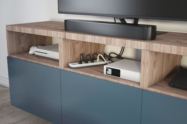 Legrand 049430 jatkojohto 2 m 8 AC-pistorasia(a) Sisätila Musta