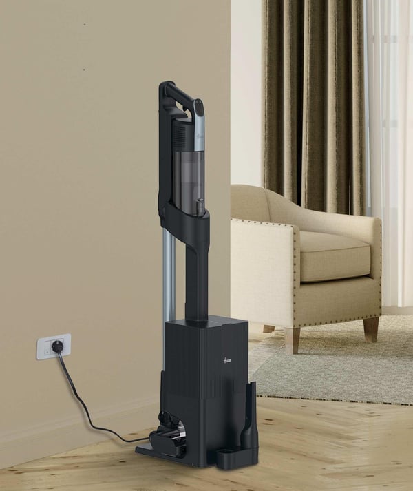 Hoover HF350HP 011 2-i-1 stangstøvsuger Batteri Dry HEPA Poseløs 0,7 L 400 W Sort, Sølv 2,5 At