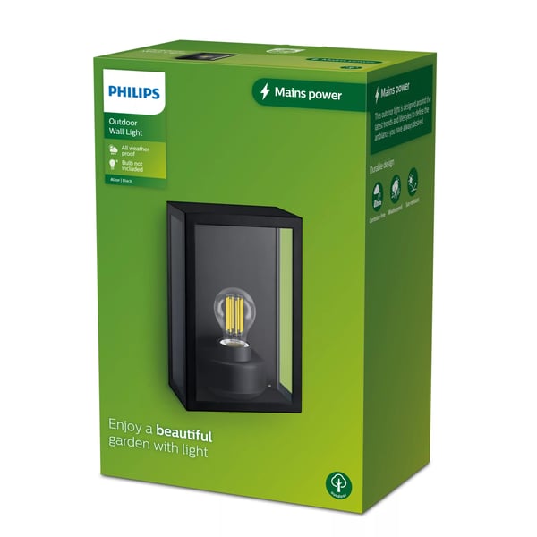 Philips 8720169266414 udendørsbelysning Udendørs vægbelysning E27 LED