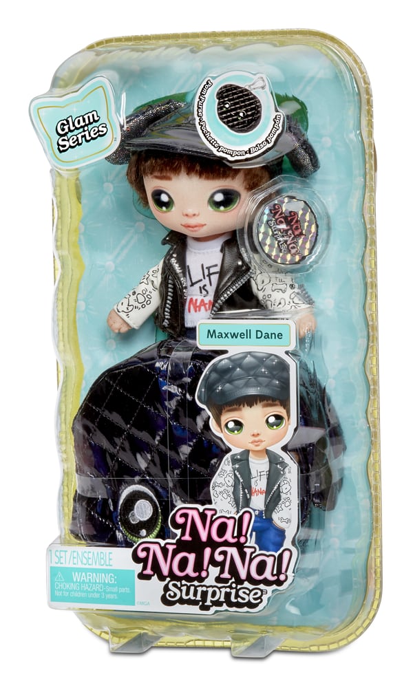 Na! Na! Na! Surprise 2-in-1 Pom Doll Glam Series - Maxwell Dane