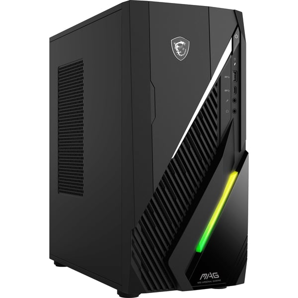 MSI MAG Infinite E1 14NVL5-104EU Intel® Core™ i5 i5-14400F 16 GB DDR5-SDRAM 1 TB SSD NVIDIA GeForce RTX 5060 Windows 11 Home Skrivbord PC Svart
