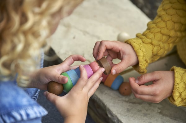 Tickit Rainbow Wooden Community People