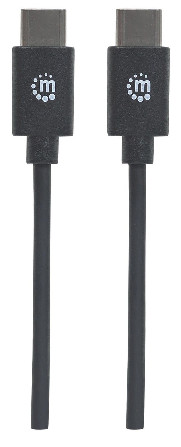 Manhattan 354875 USB-kabel USB 2.0 2 m USB C 0,48 Gbit/sek. Sort