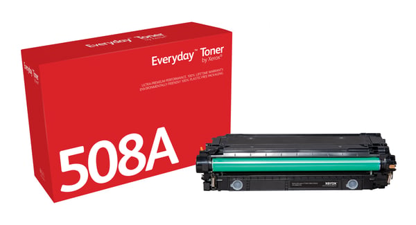 Everyday™ Mustavalko Toner by Xerox compatible with HP 508A (CF360A), Standard capacity